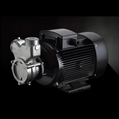 臥式安裝的不銹鋼自吸式氣液混合泵，過(guò)流部件均采用不銹鋼材料制成，泵運(yùn)行時(shí)邊吸水邊吸氣，泵內(nèi)加壓混合。